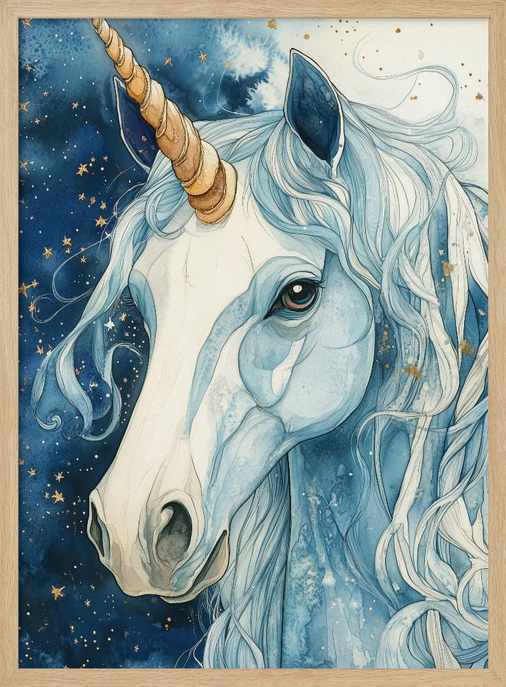 Unicorn white horse | Poster