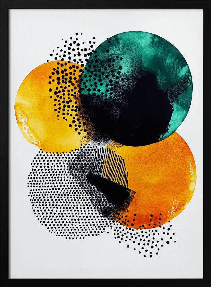 Composition with Overlapping Circles | Poster