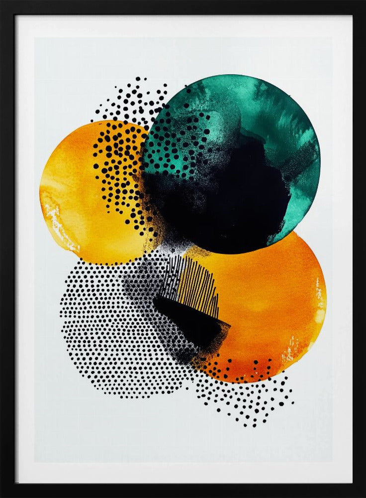 Composition with Overlapping Circles | Poster