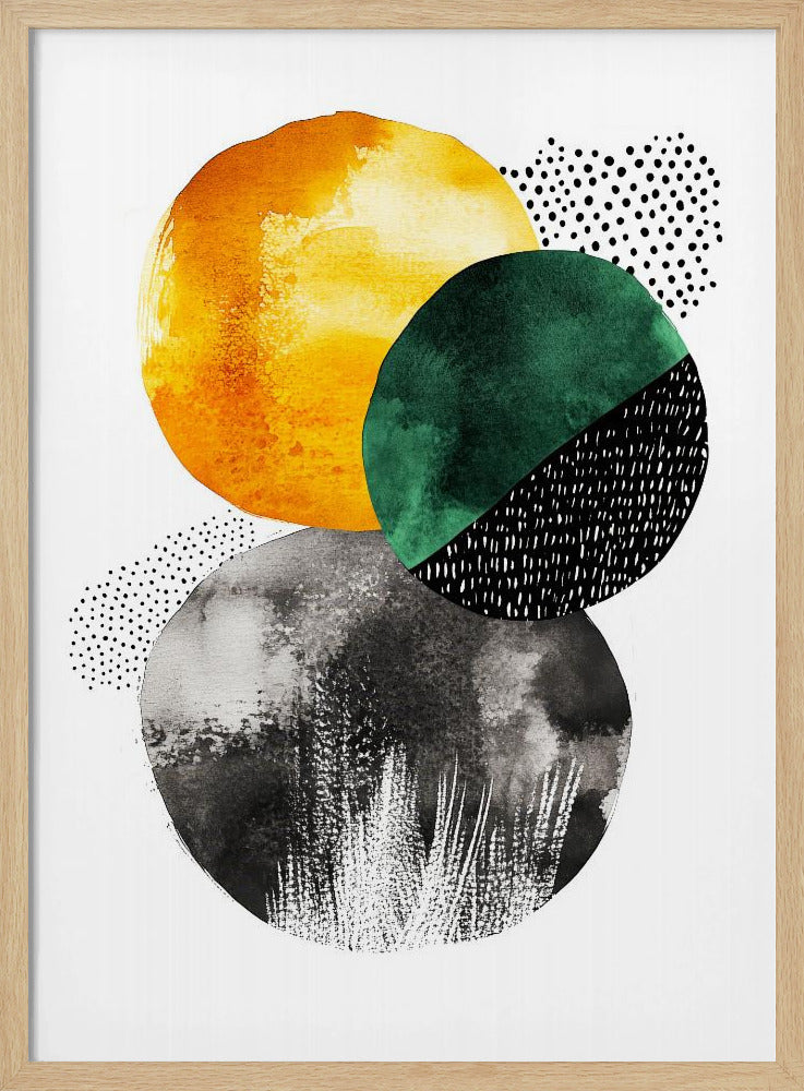Composition with Overlapping Circles | Poster