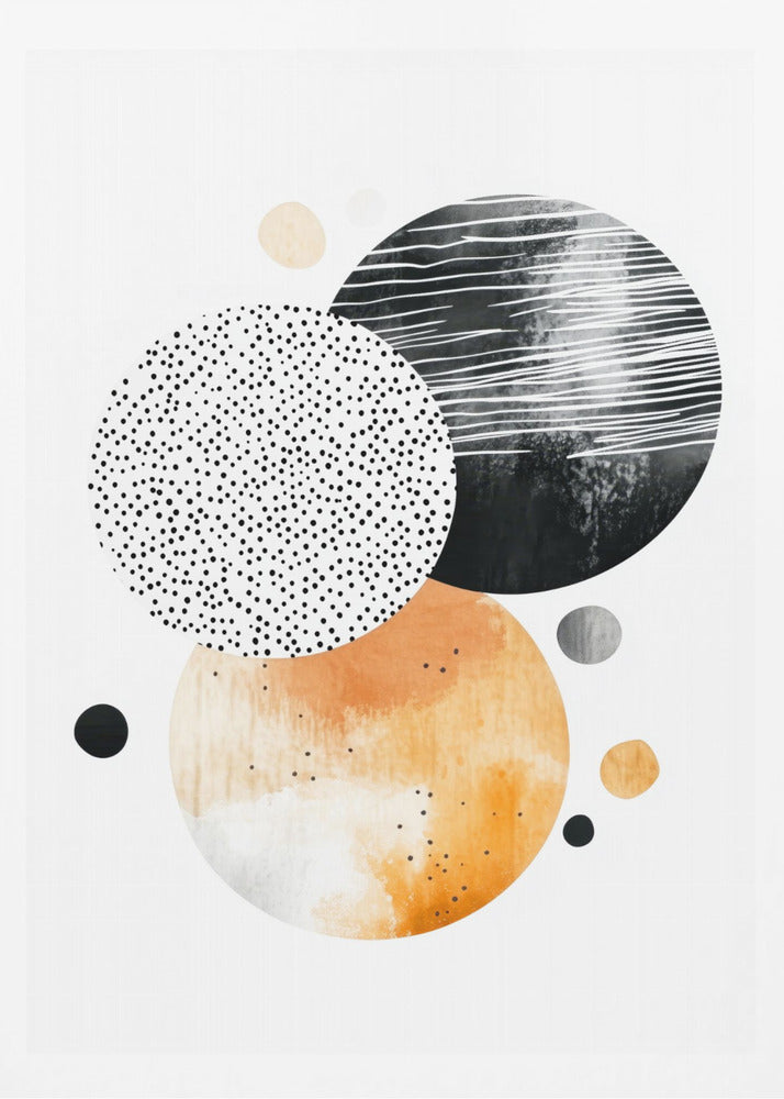 Composition with Overlapping Circles | Poster