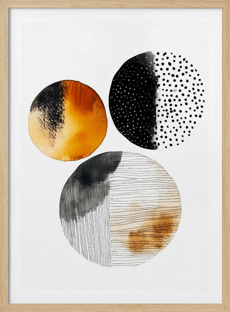 Composition with Overlapping Circles | Poster