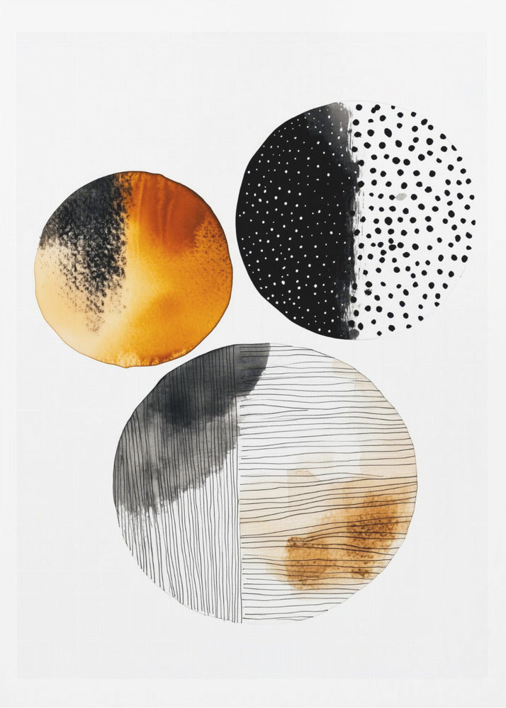 Composition with Overlapping Circles | Poster