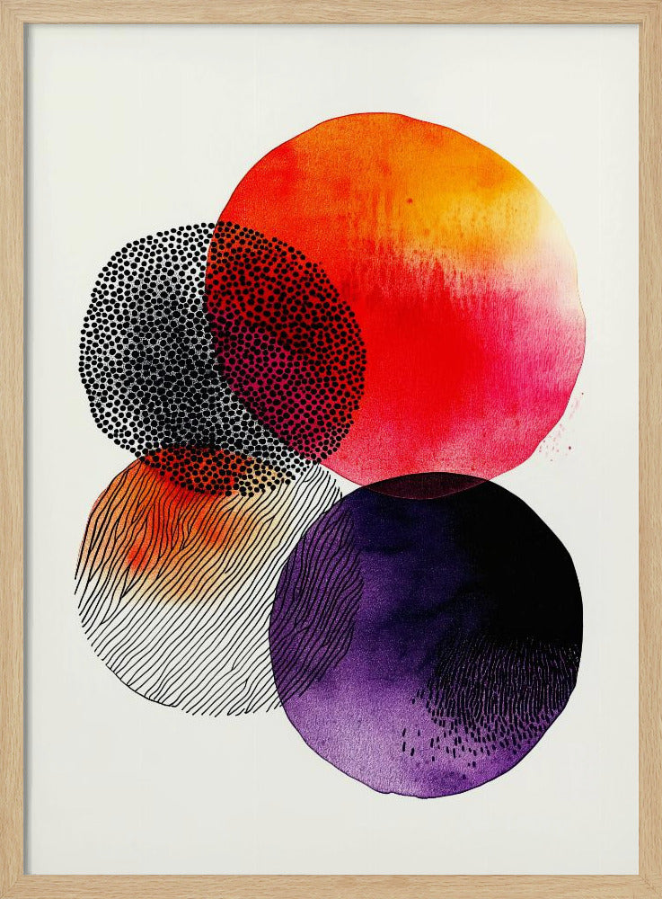 Composition with Overlapping Circles | Poster
