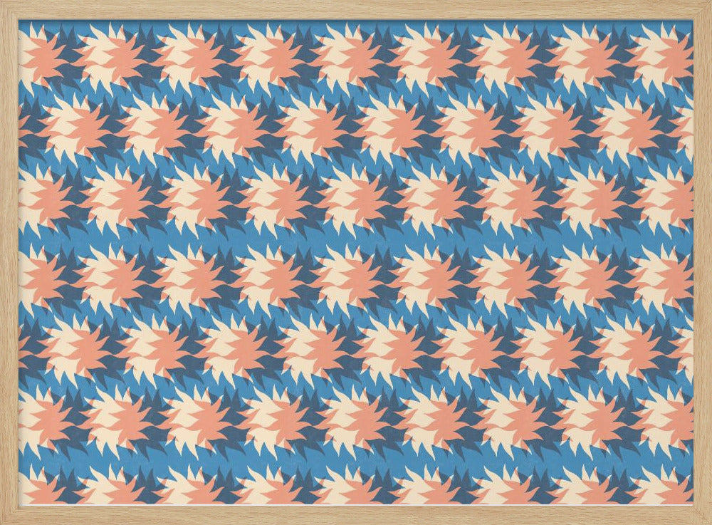 Cyanopatternno01 | Poster