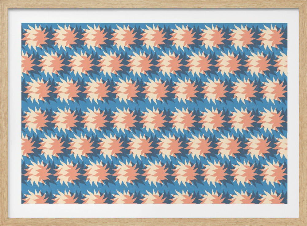 Cyanopatternno01 | Poster