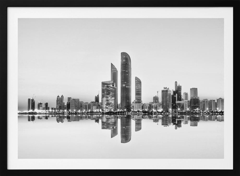 Riflessione urbana di Abu Dhabi | Poster - Stampe d’Arte