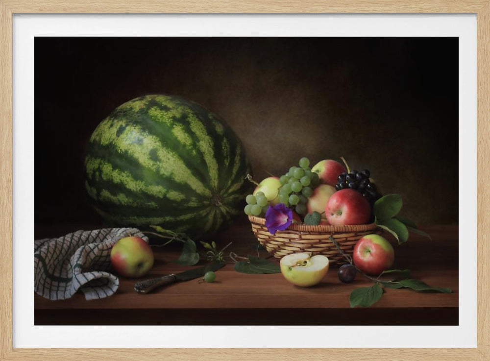 Avec des baies et des fruits | Affiches