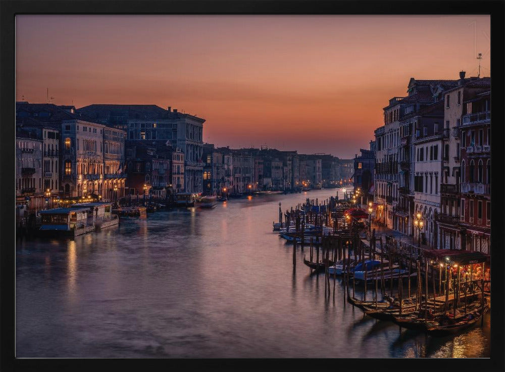 Grand Canal de Venise au coucher du soleil | Posters - Affiche Artistique