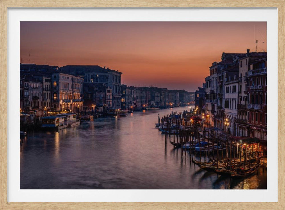 Le Grand Canal de Venise au coucher du soleil | Affiches