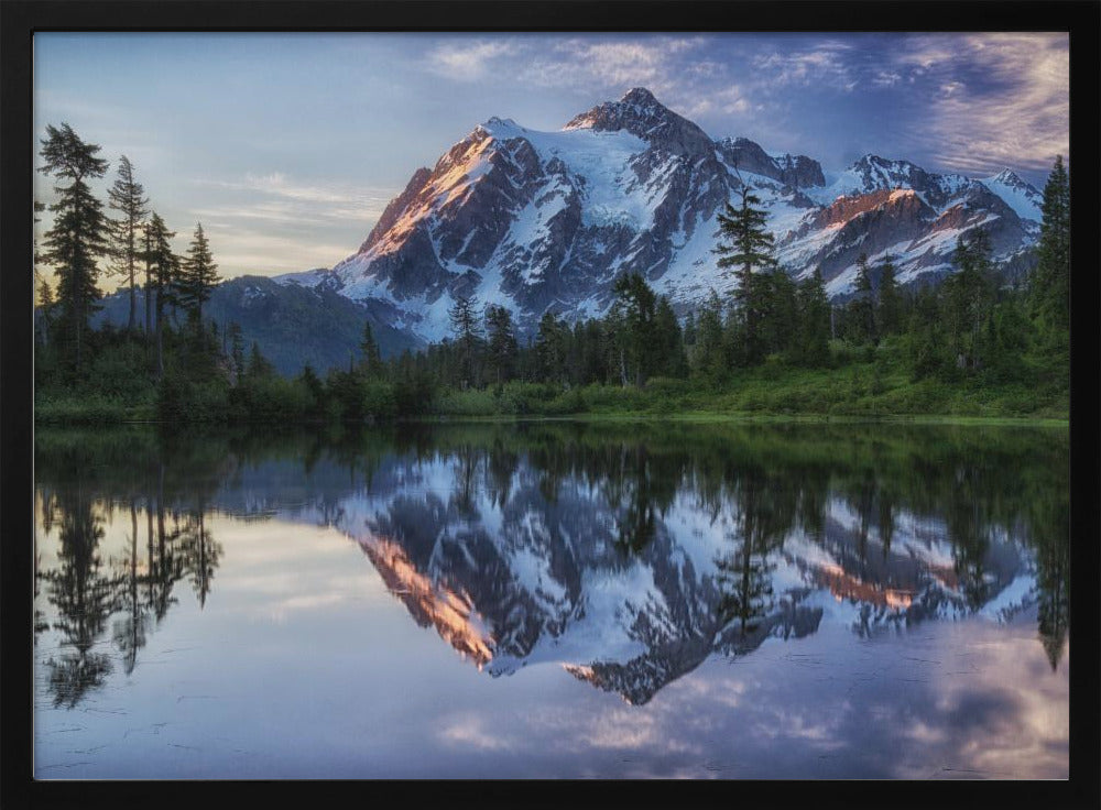 Lever de soleil sur le mont Shuksan | Posters - Affiche Artistique