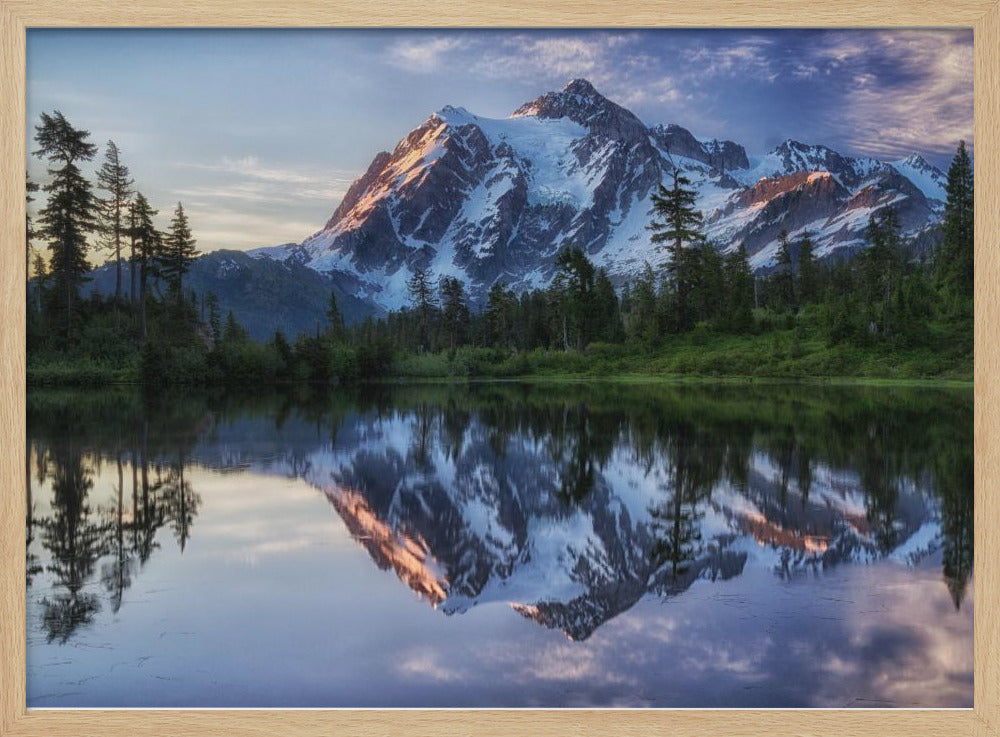Lever de soleil sur le mont Shuksan | Posters - Affiche Artistique