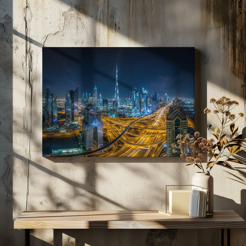 Blue city | Canvas