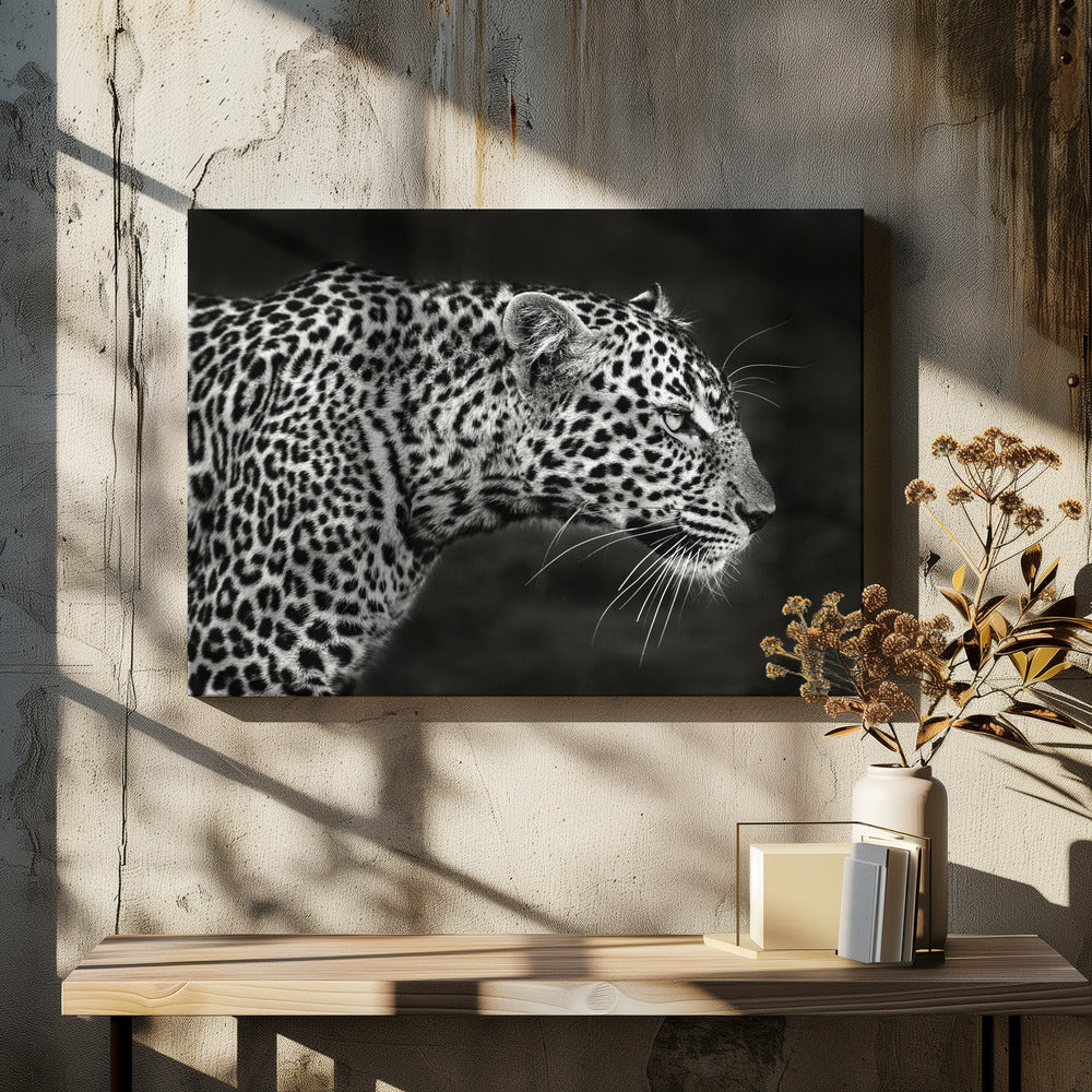 Primo piano del leopardo | Stampe su Tela