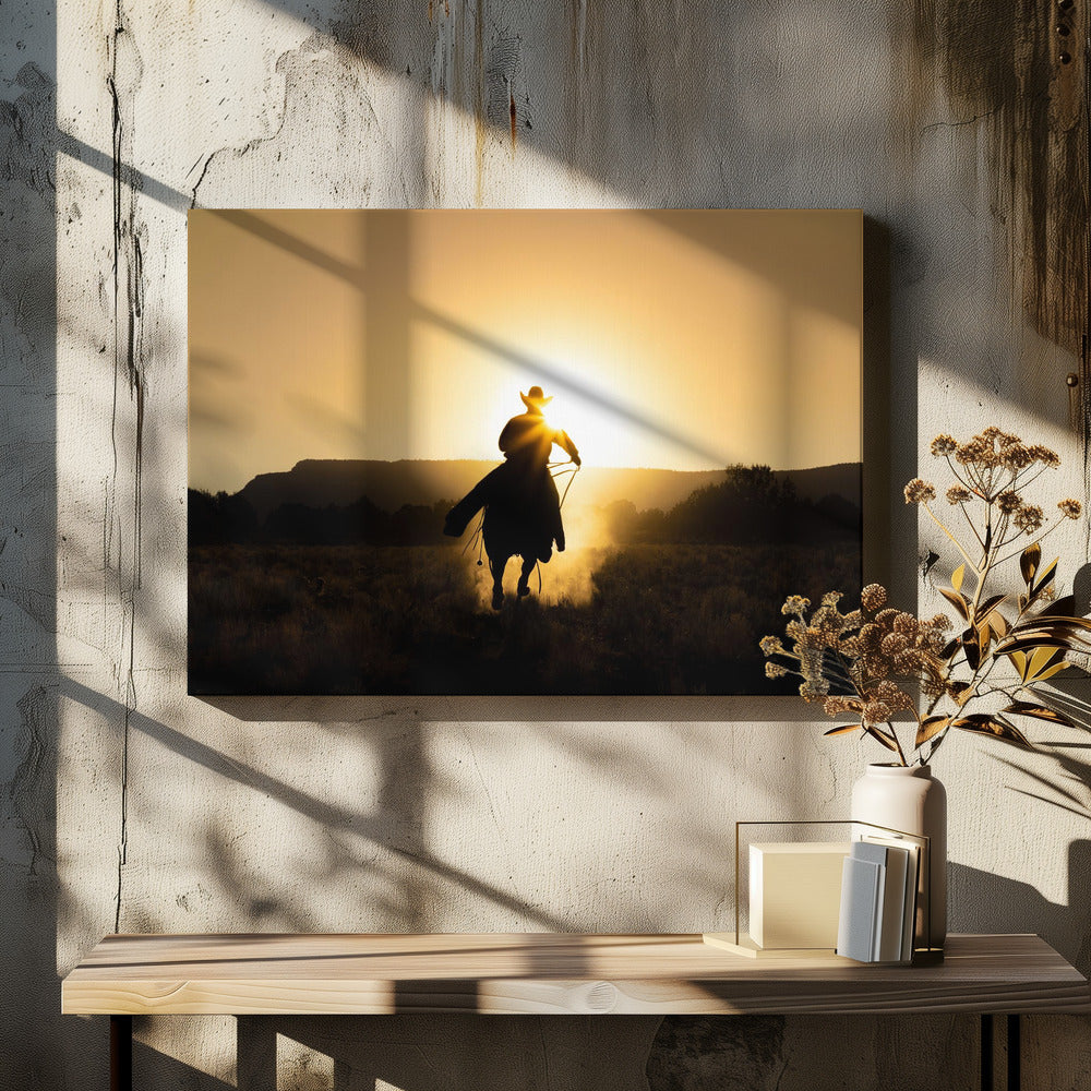 Der Cowboy | Leinwand-Bilder
