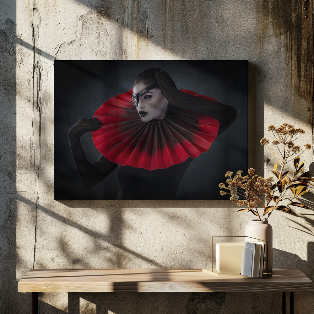 FEMME CHAUVE-SOURIS | Tableaux sur Toile