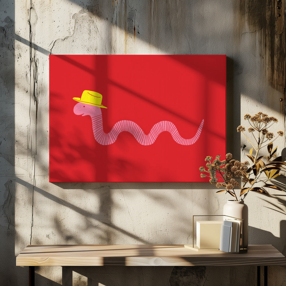 Wackeliger Westlicher Wurm | Leinwand-Bilder