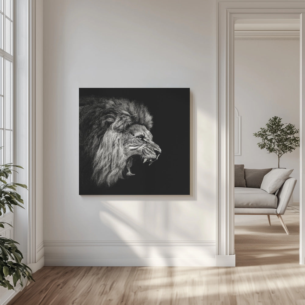 Roaring Lion #2 | Canvas