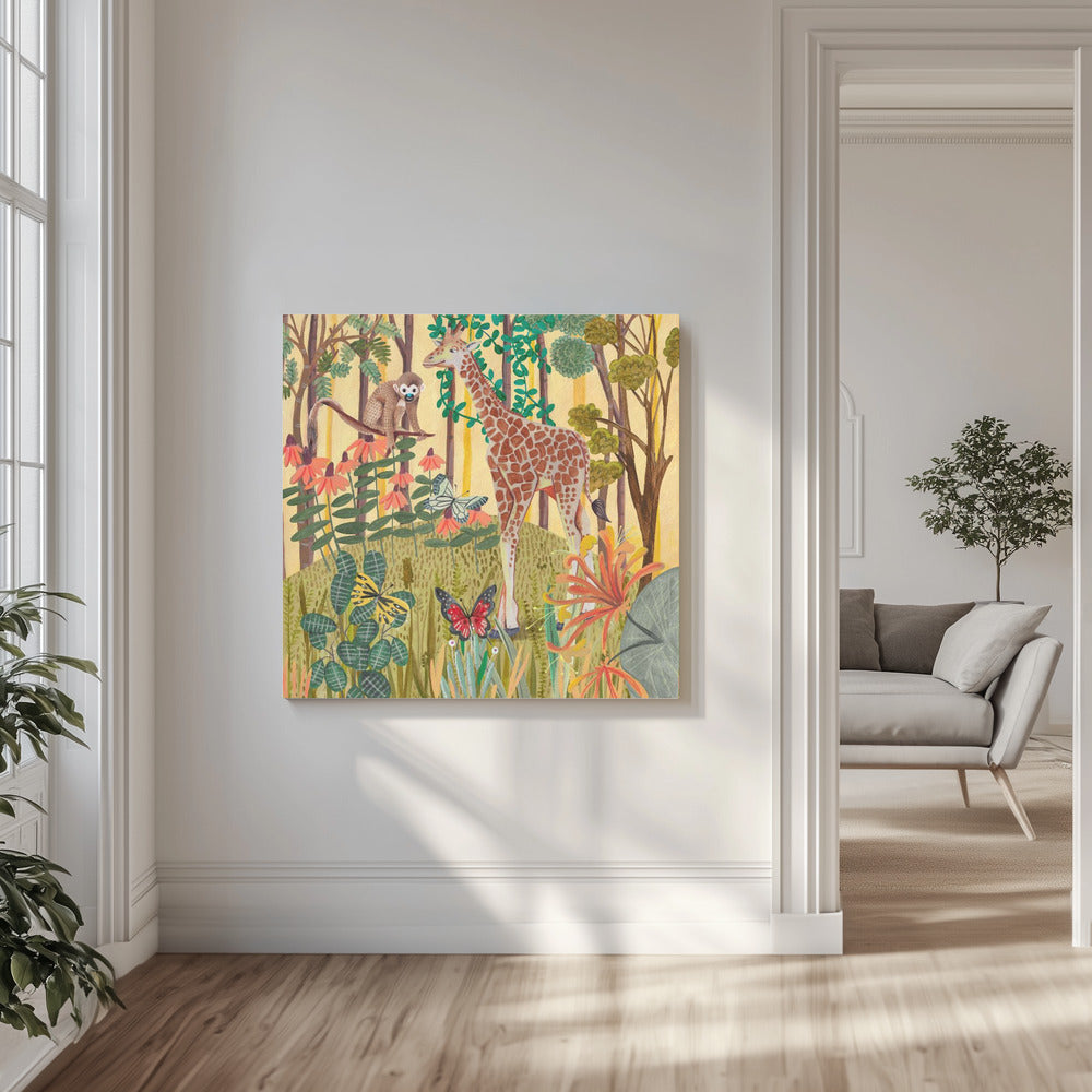 Giraffe in der Natur | Leinwand-Bilder