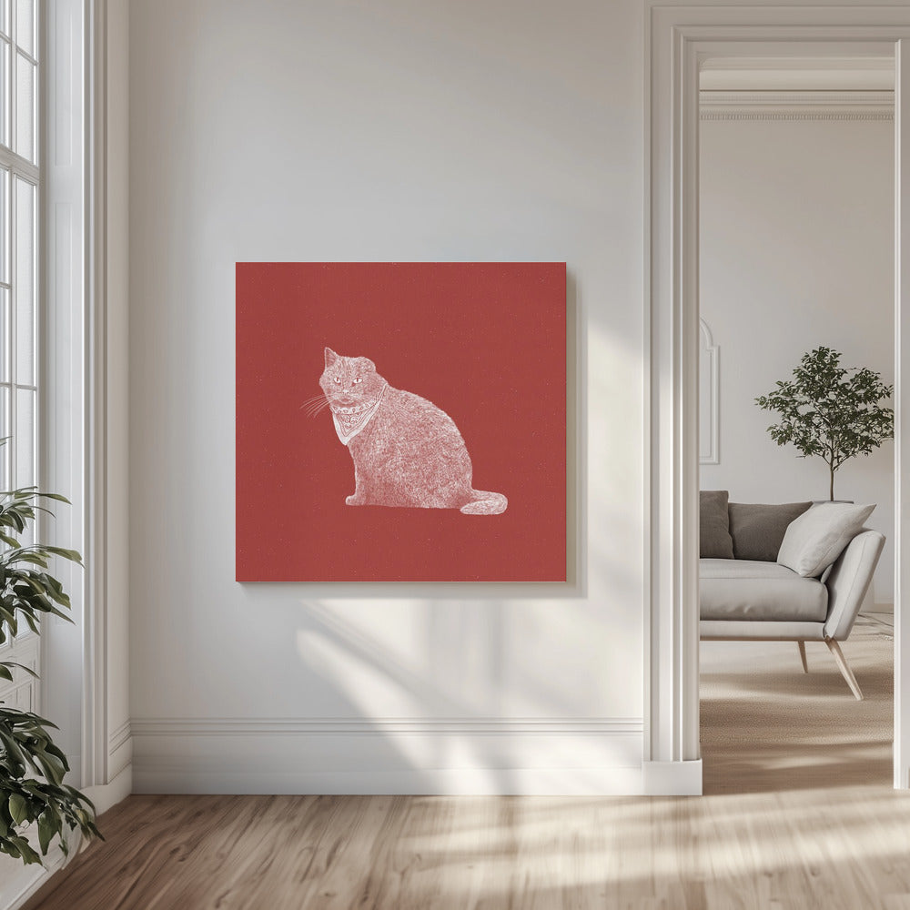 Chat bandit badass | Tableaux sur Toile