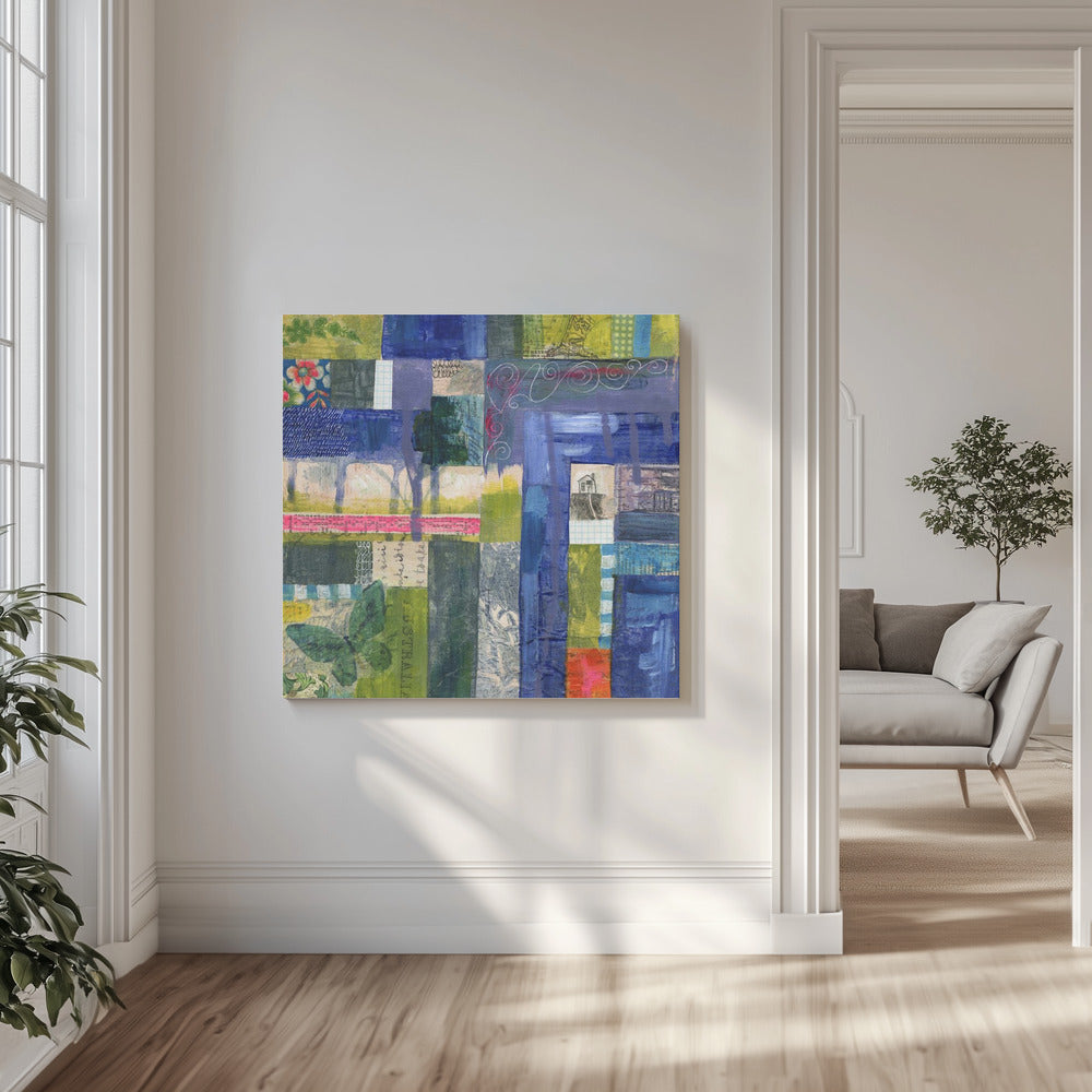 Vibrant Mosaic Tapestry | Canvas