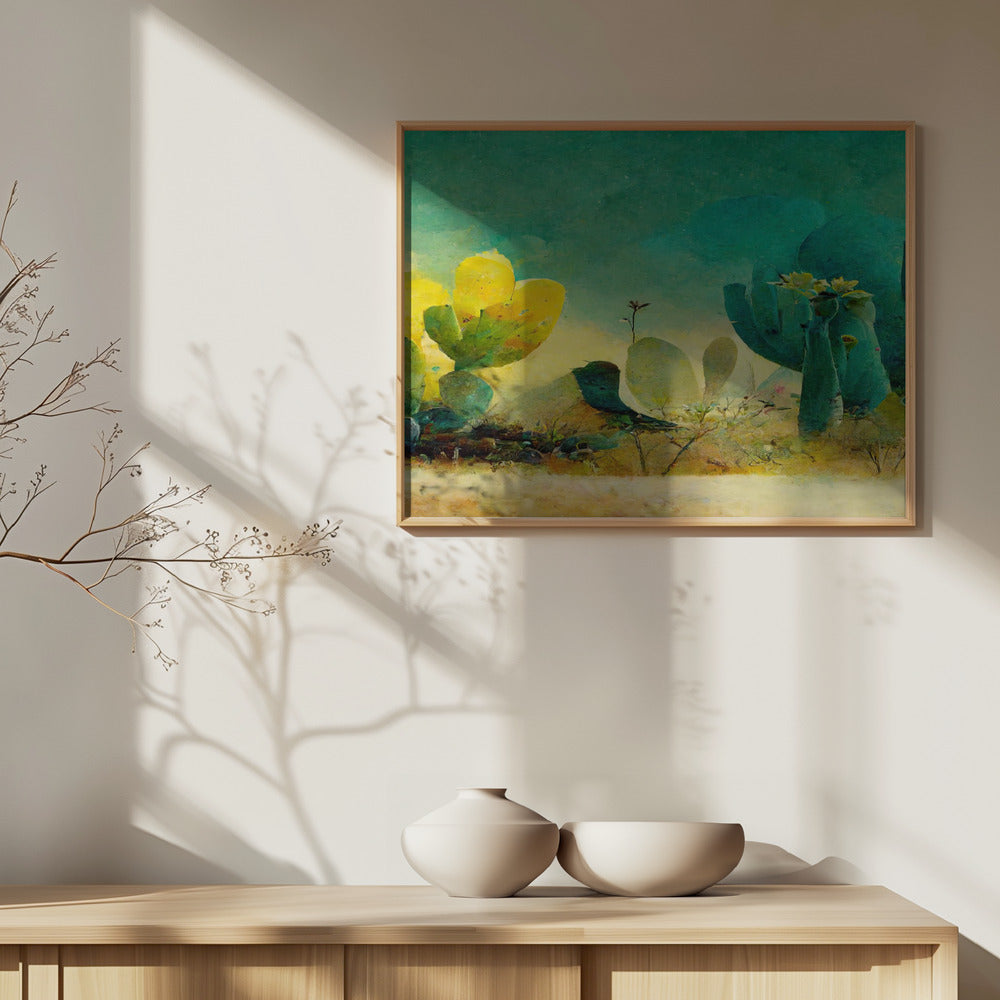 Wüstenblütenlandschaft | Poster