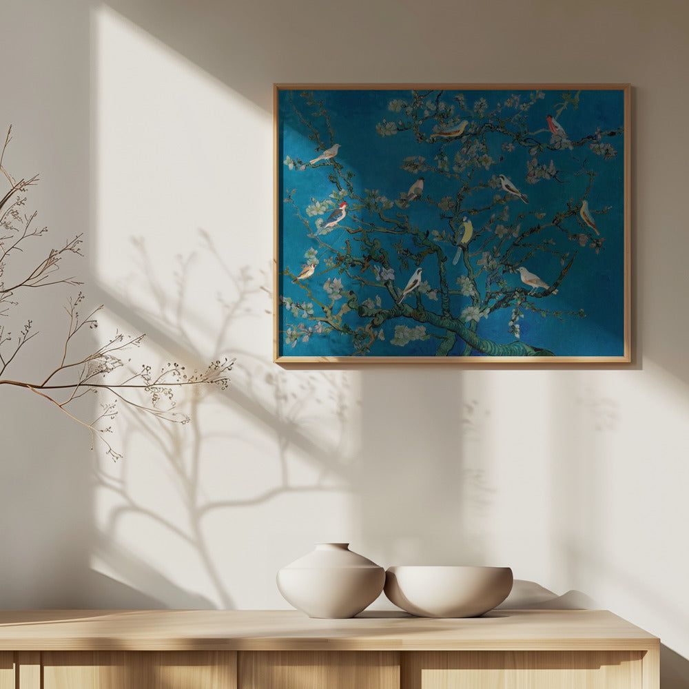 Birds In the Almond Blossom | Poster