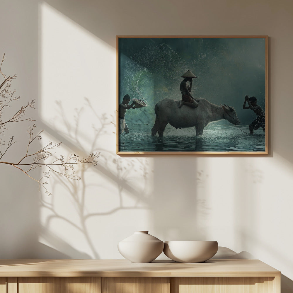 Bufalo d'acqua | Poster - Stampe d’Arte