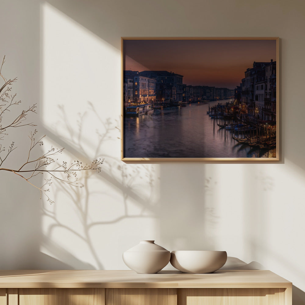 Grand Canal de Venise au coucher du soleil | Posters - Affiche Artistique