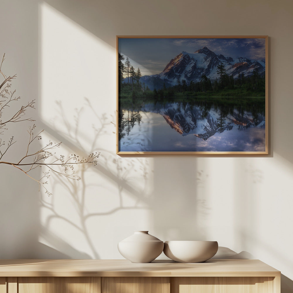Lever de soleil sur le mont Shuksan | Posters - Affiche Artistique