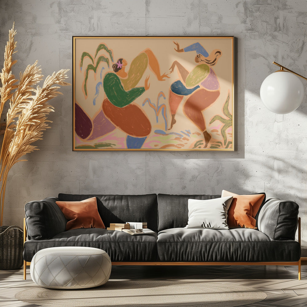 Schwestern des Rhythmus | Poster - Kunstdruck