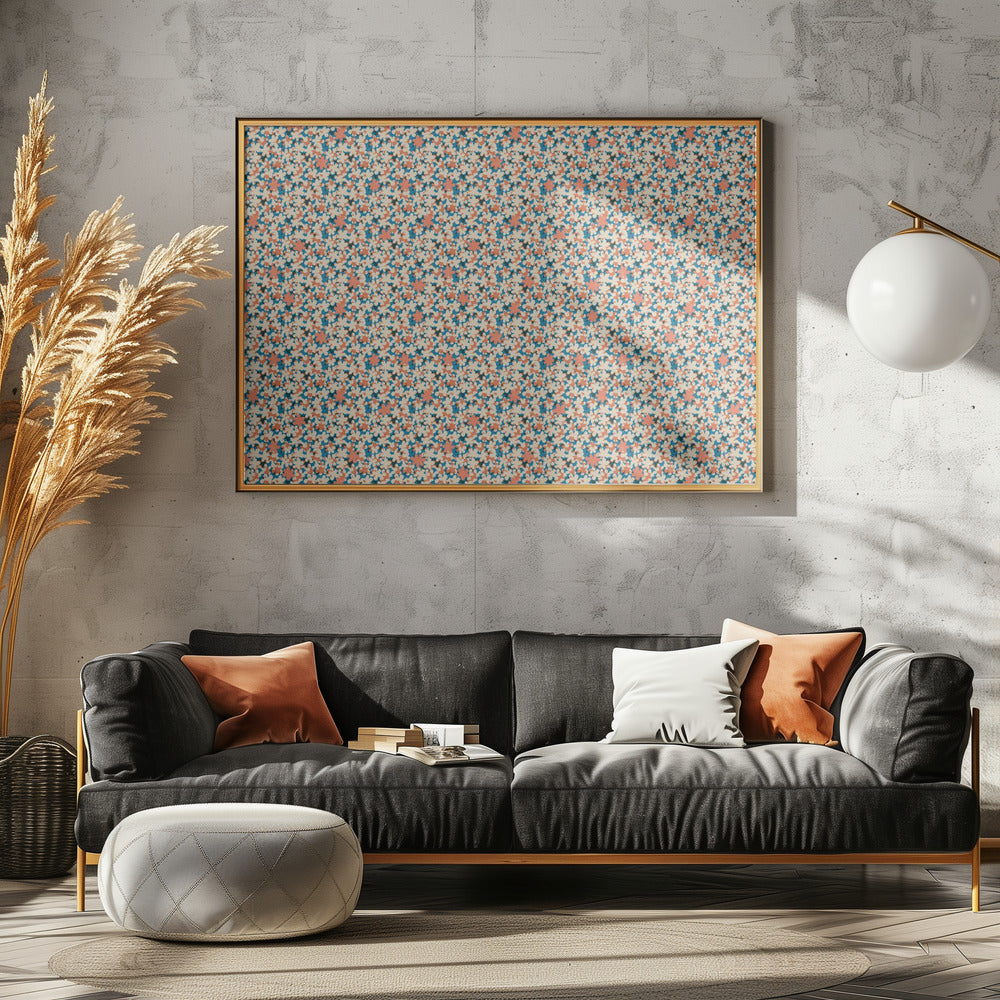 Cyanopatternno02 | Poster