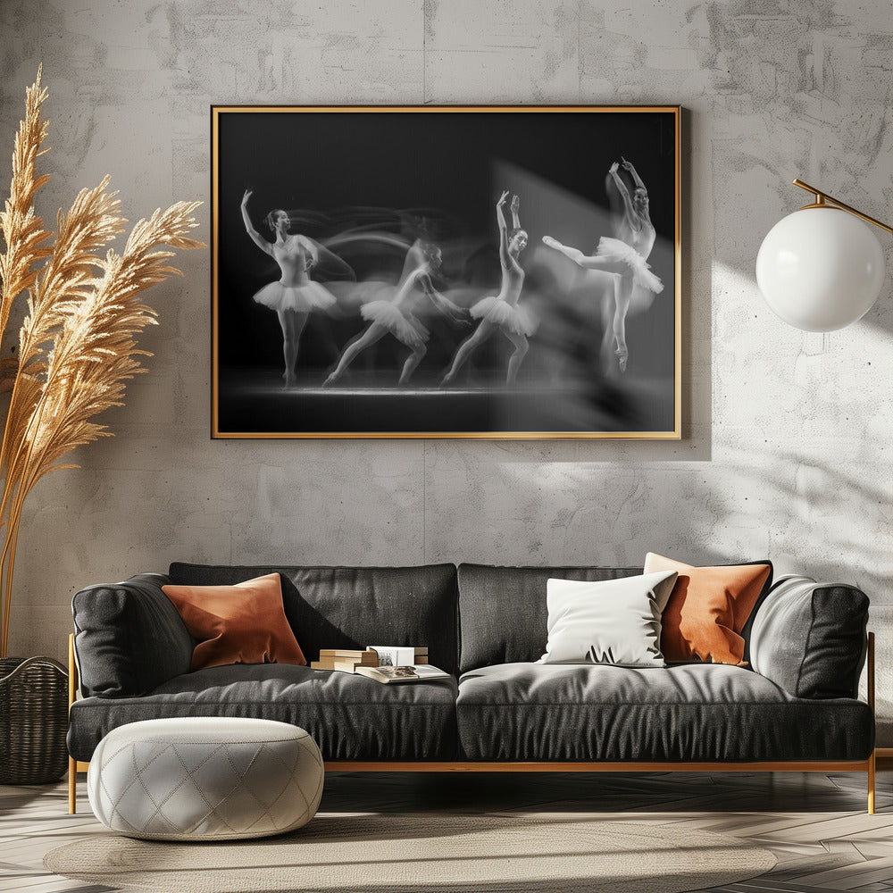 Balerina Art Wave | Poster - Stampe d’Arte