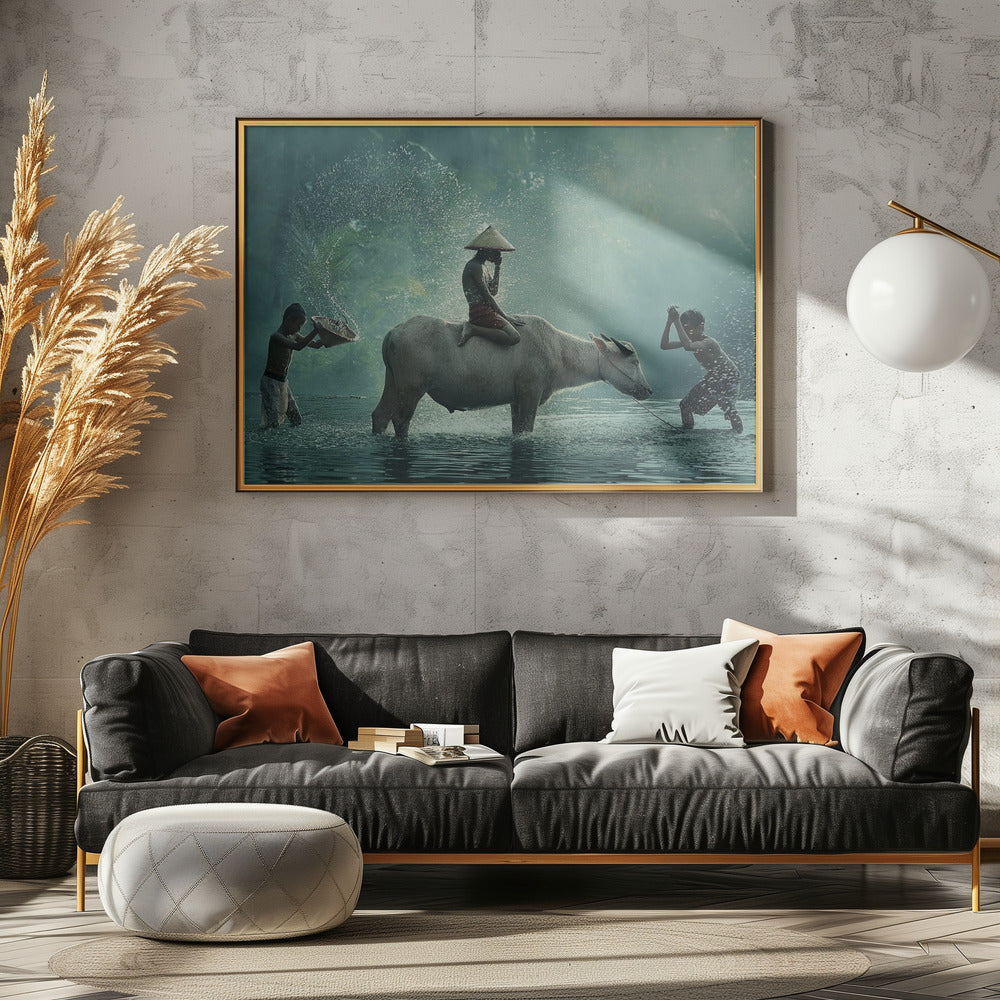 Bufalo d'acqua | Poster - Stampe d’Arte