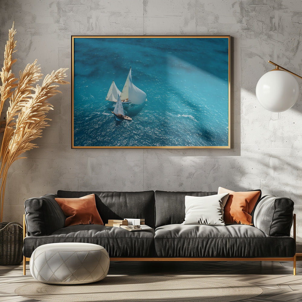 Croisement bleu | Posters - Affiche Artistique