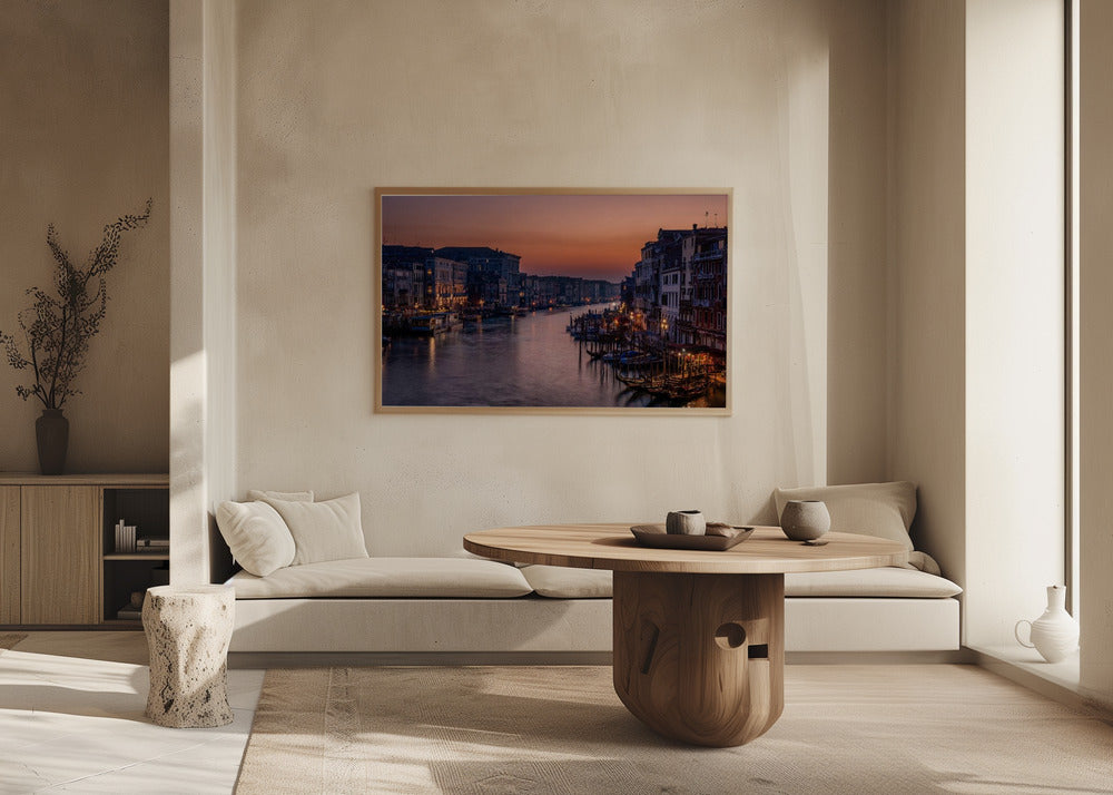 Grand Canal de Venise au coucher du soleil | Posters - Affiche Artistique