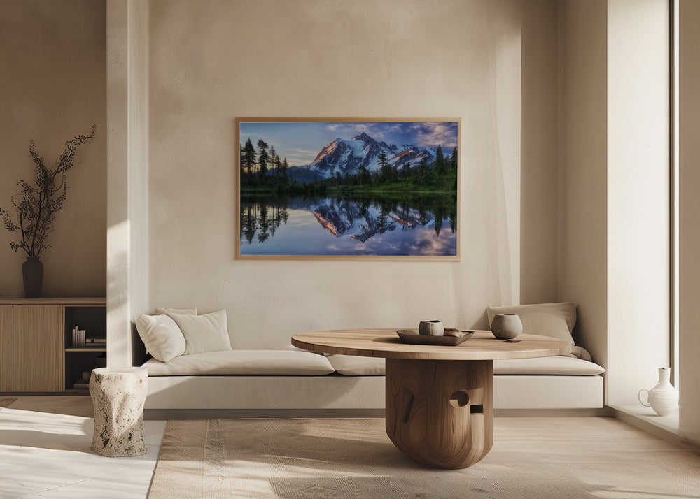 Lever de soleil sur le mont Shuksan | Posters - Affiche Artistique