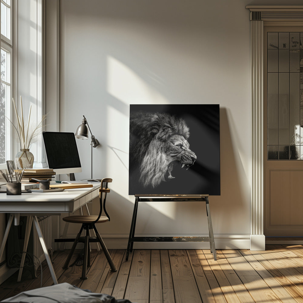 Roaring Lion #2 | Canvas