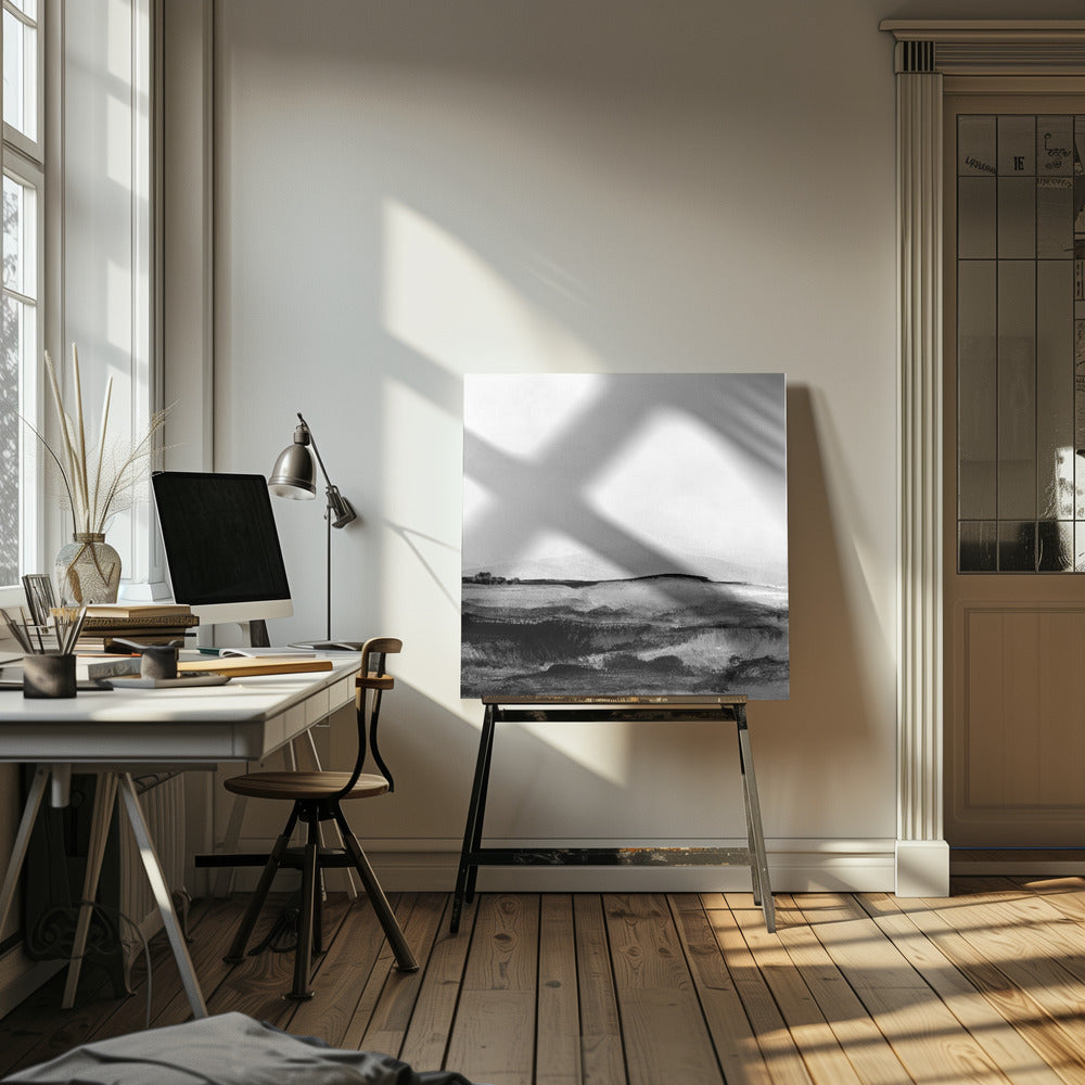 Paysage monochrome n° 1 | Toile