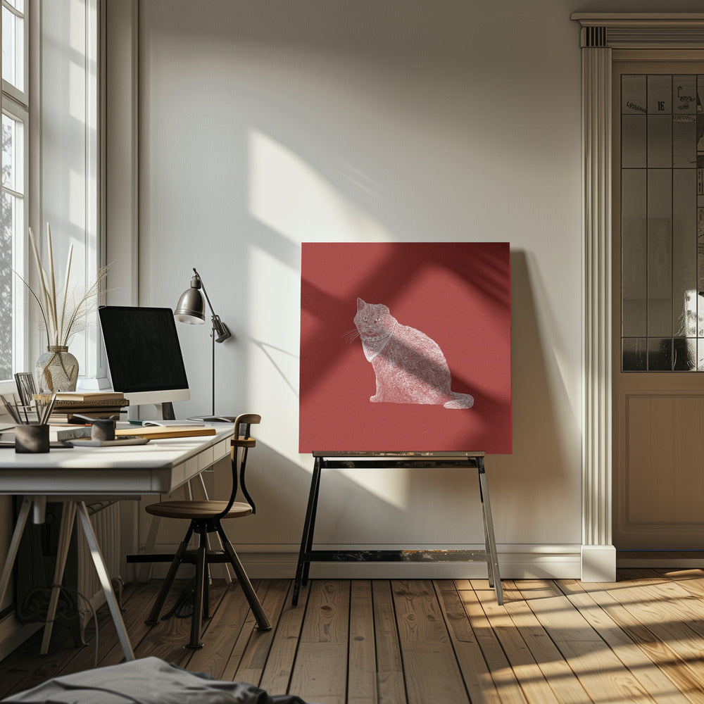 Chat bandit badass | Tableaux sur Toile