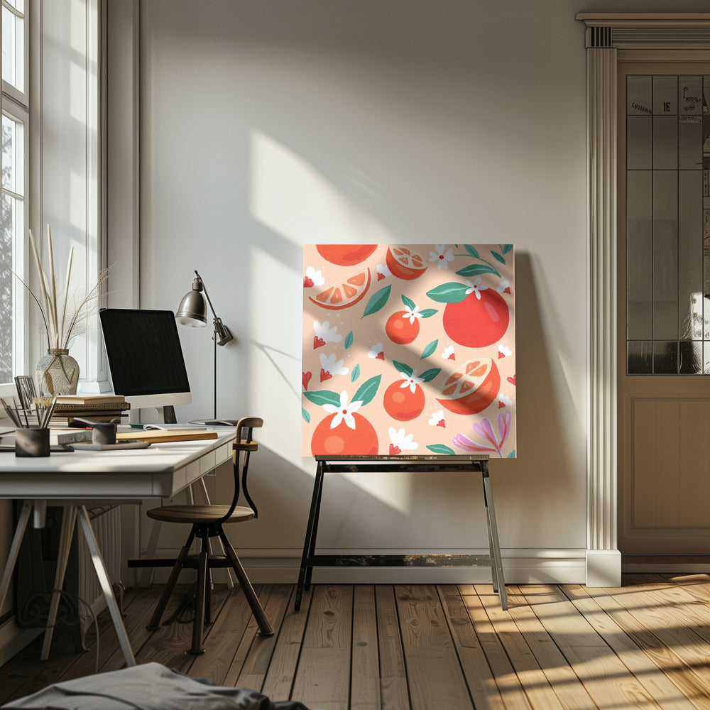 Motif agrumes | Toile