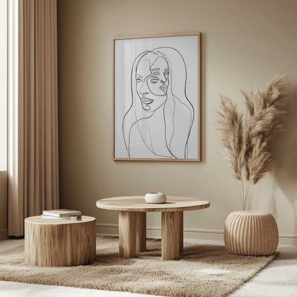 Reflektioner i linjer | Poster