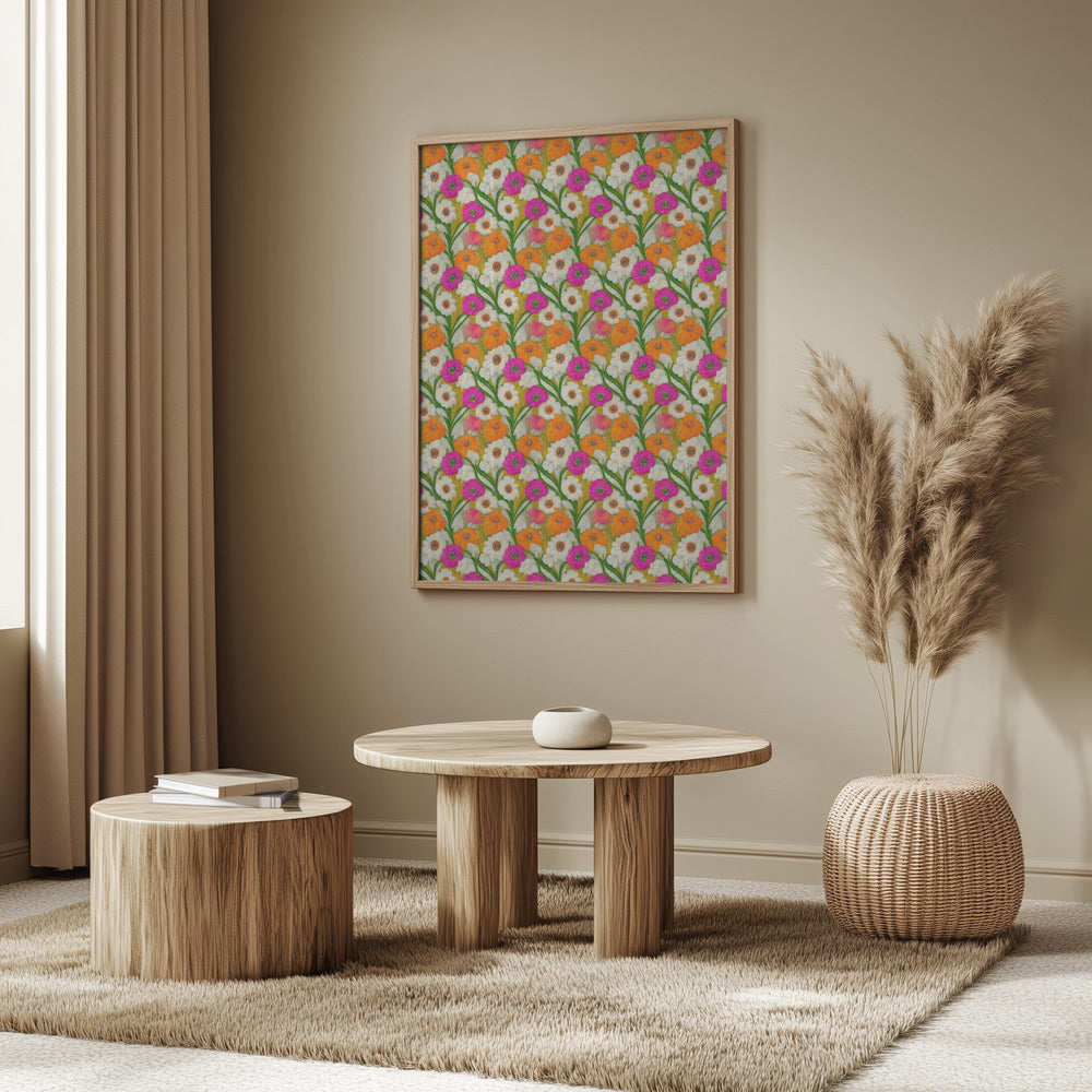 Floral Harmony Quilt | Poster