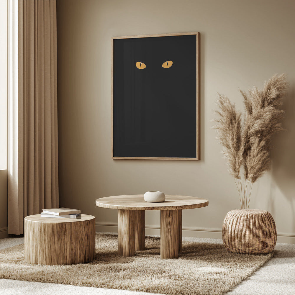 Halloween cat eyes | Poster