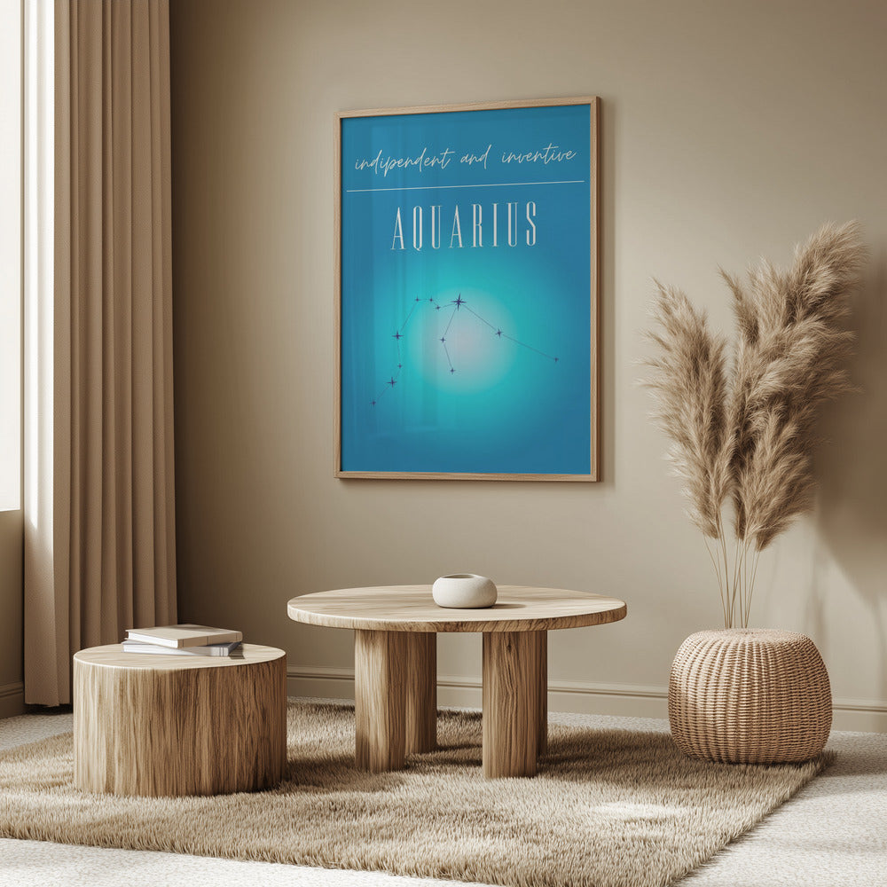 Vattumannens stjärnteckentryck | Poster