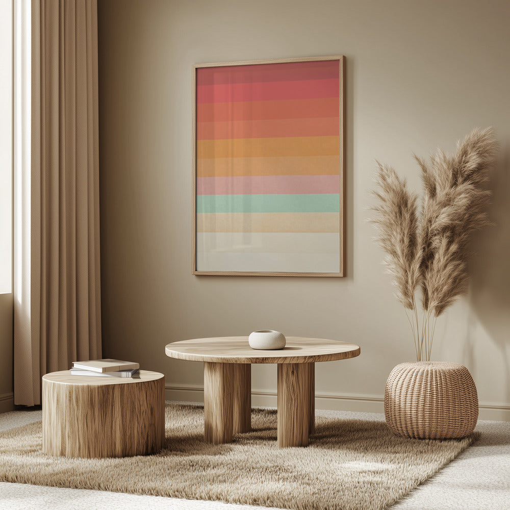Rainbow Chevrons | Poster