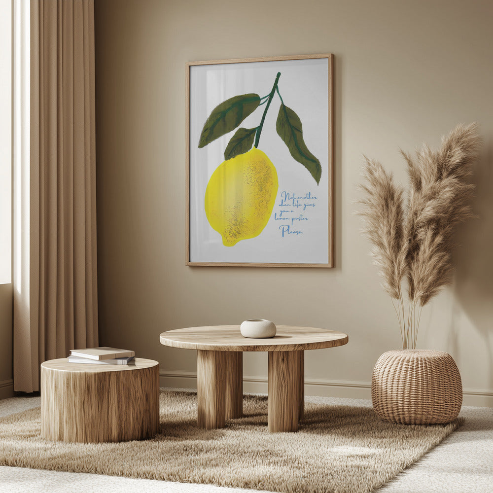 Note di testa al limone | Poster - Stampe d’Arte