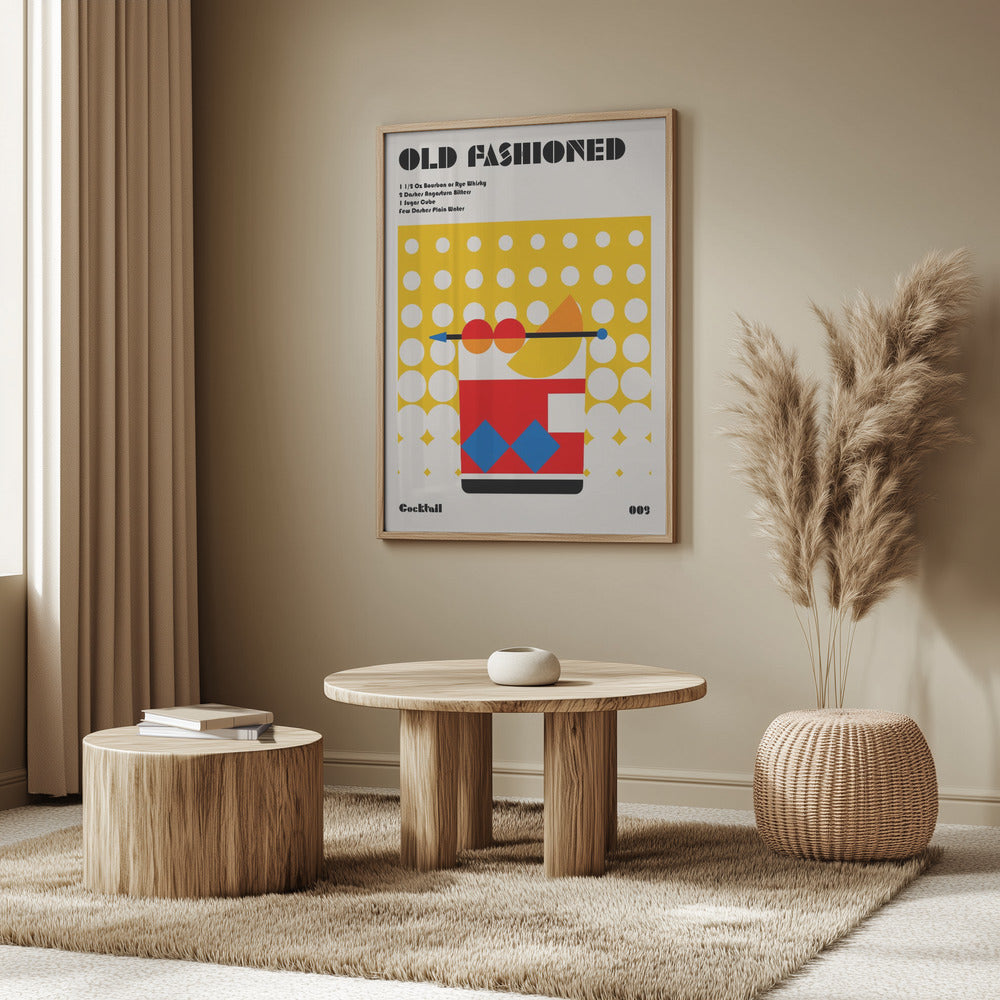 Old Fashioned Bauhaus Cocktail | Poster
