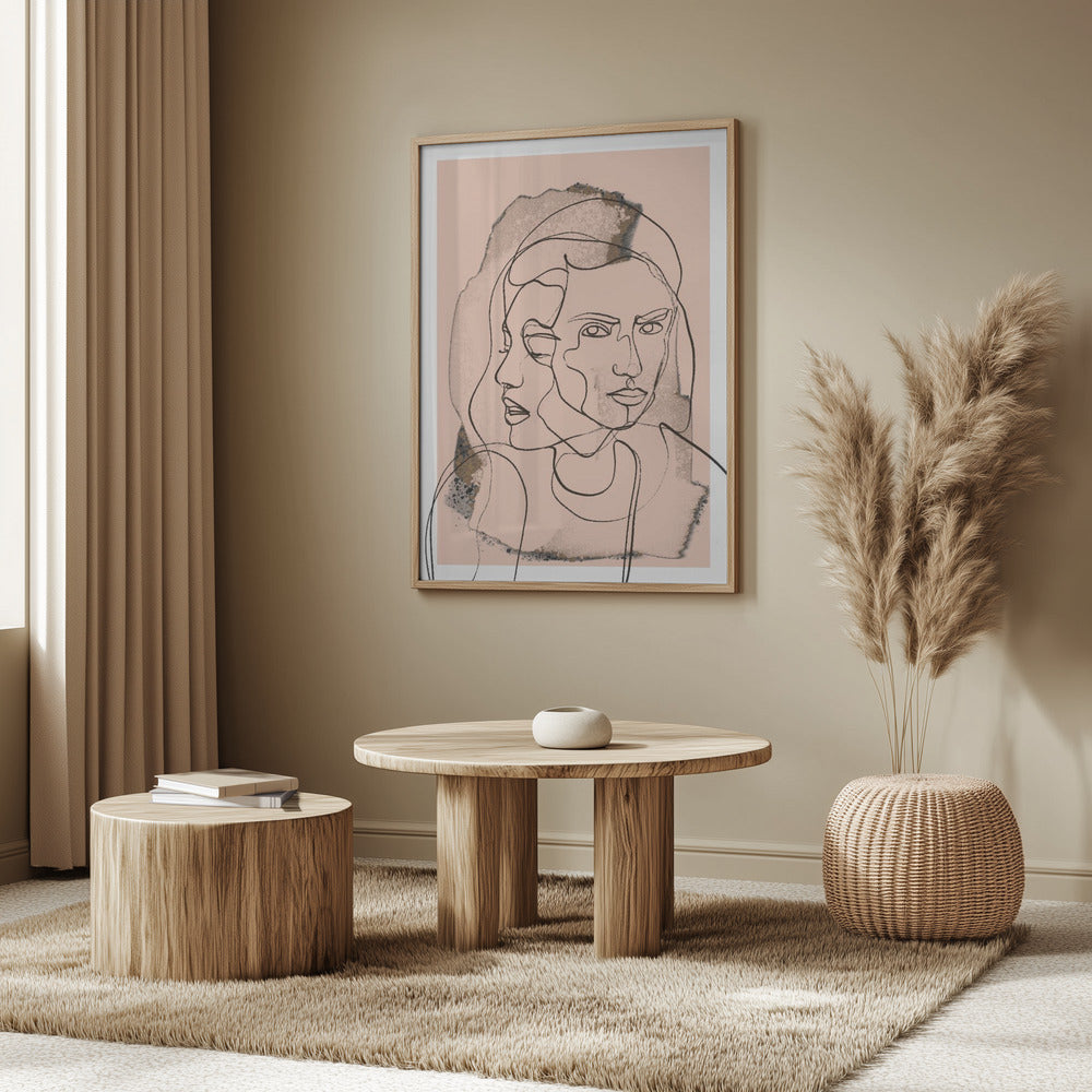 Dualität in Linien | Poster