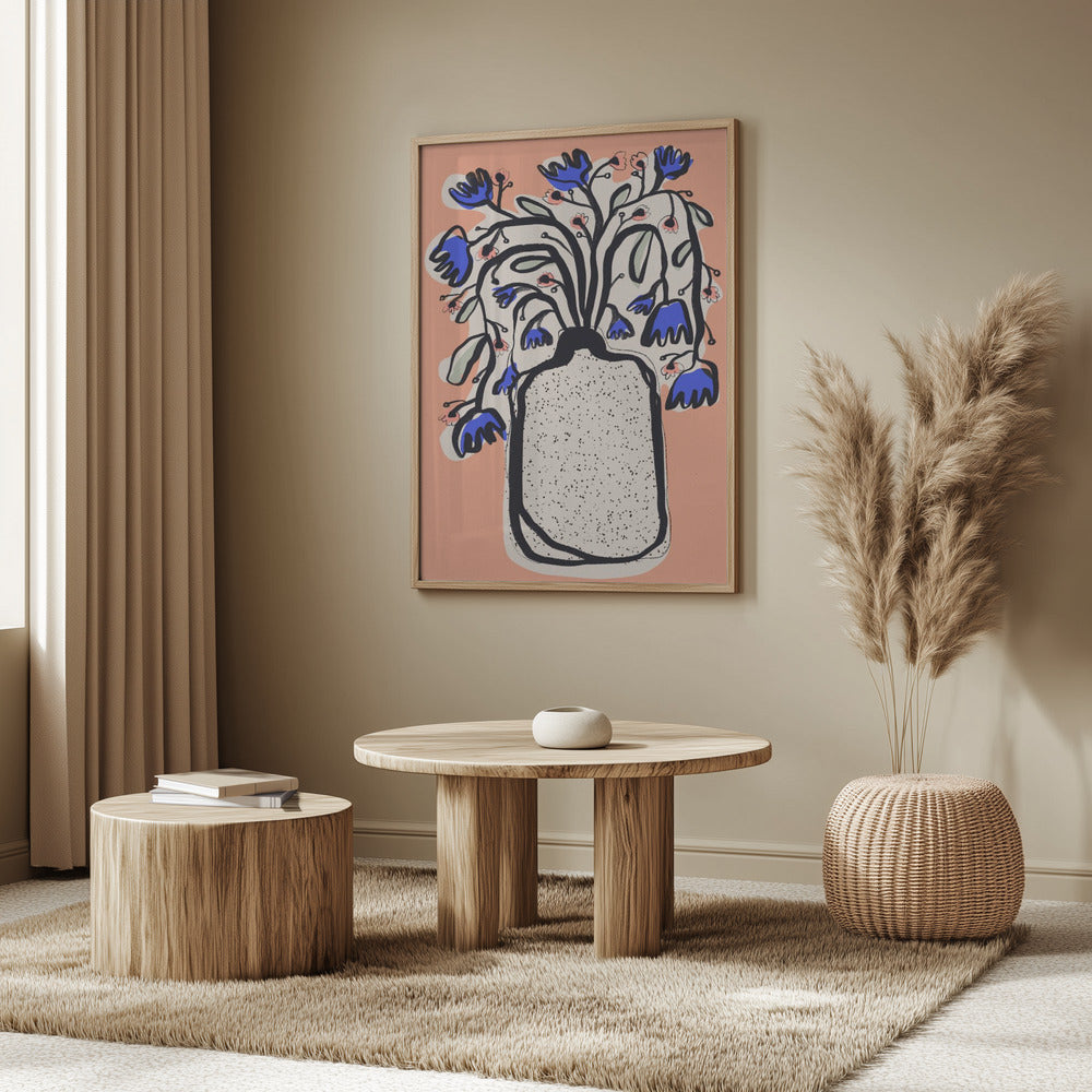 Schöner Blumenstrauß (Pfirsich) | Poster
